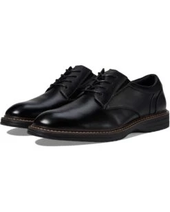 Nunn Bush Griff Plain Toe Oxford Lightweight and Comfortable for All Occasions Leather Lace Up | Oxfords